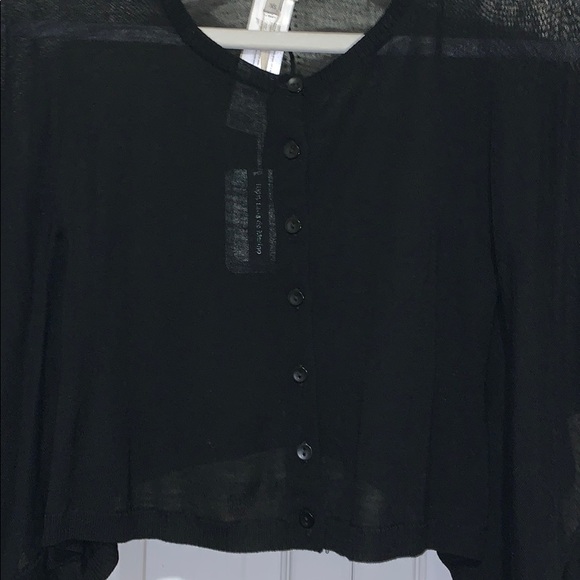 Hoss Intropia Black Merino Wool Cardigan - Picture 2 of 5